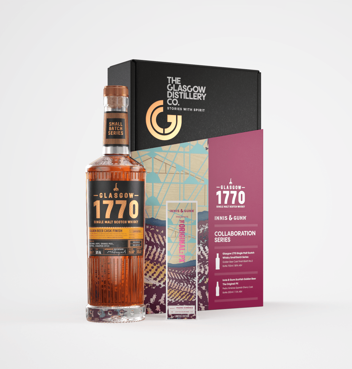 Glasgow 1770 Golden Beer Cask Finish Batch 02 - Unpeated